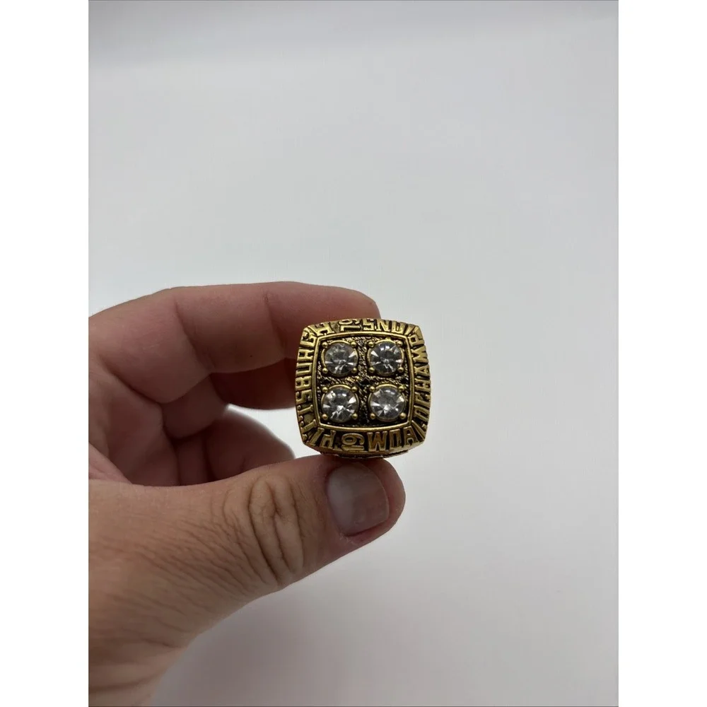 1979 Pittsburgh Steelers Superbowl XIV Ring Terry Bradshaw 12 Reproduction Heavy